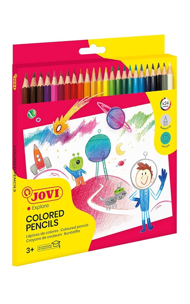 Jovi Colored Pencils, a pack of 24.