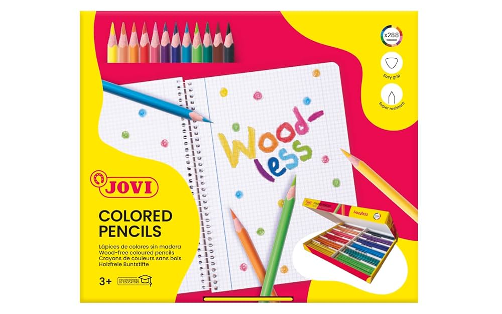 Jovi Woodless Colored Pencils, pack of 24.