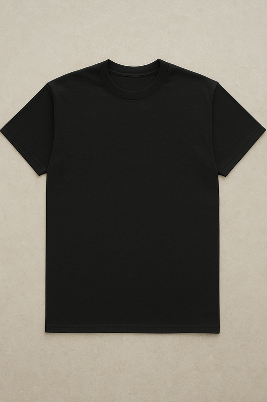 Plain Black Tshirt