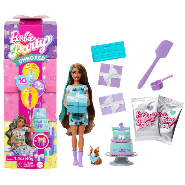 Barbie® Party Unboxed Reveal - Brunette