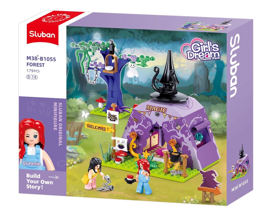 Sluban - Girls Dream-The Magic Camping Tent | قطع التركيب - حلم الفتيات - خيمة التخييم السحرية