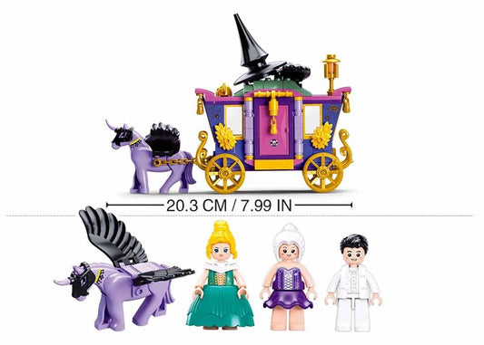 Sluban - Girls Dream - Carriage - Age +8 | سلوبن - قطع التركيب - حلم الفتيات - العربة - العمر +8