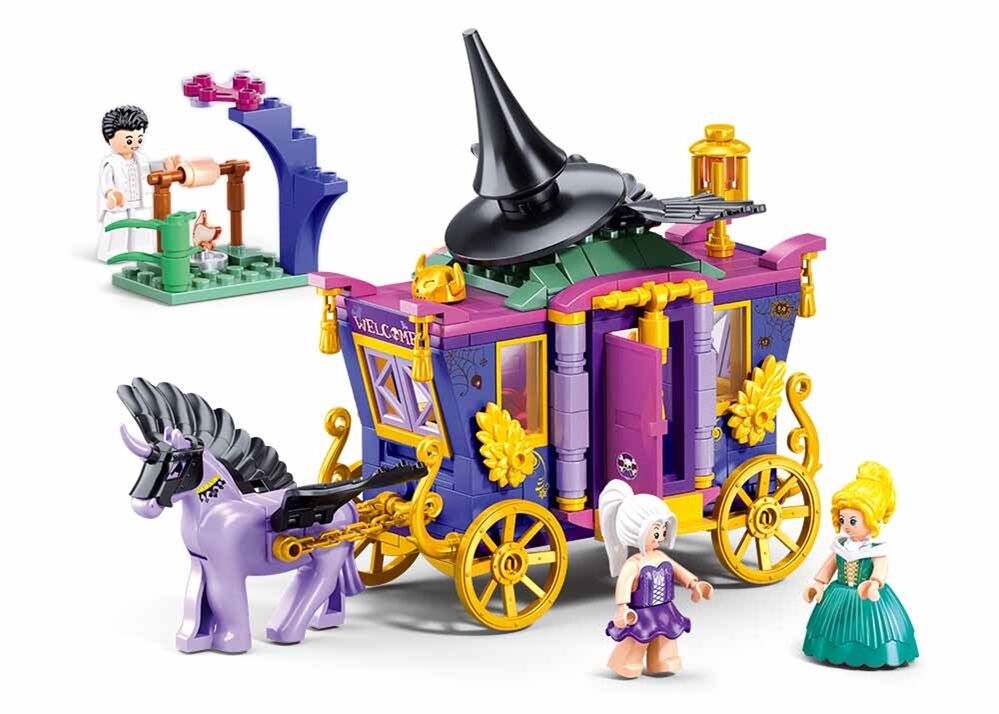 Sluban - Girls Dream - Carriage - Age +8 | سلوبن - قطع التركيب - حلم الفتيات - العربة - العمر +8