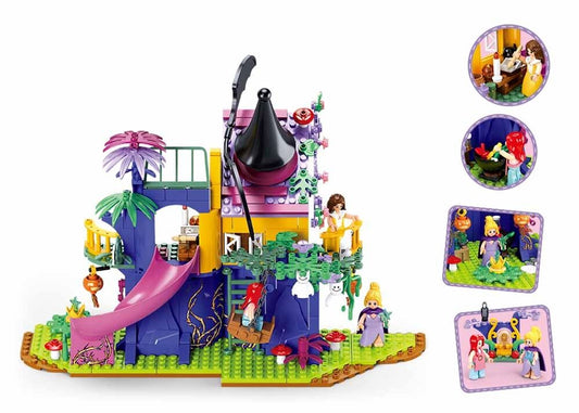 Sluban - Girls Dream - Magical Tree House - Age +6 | سلوبن - قطع التركيب - حلم الفتيات - بيت الشجرة السحري - العمر +6