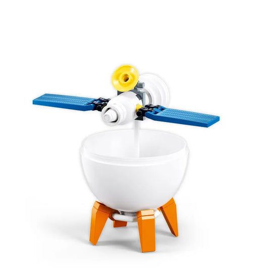 Sluban - Bricks Egg - Space (12 Types) - Age +6 | سلوبن - قطع التركيب - بيض البريكس - الفضاء (12 نوعًا) - العمر +6