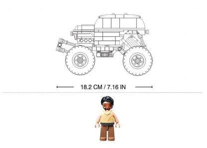 Sluban - Powerbricks - Off-Road Vehicle (Pull Back) (252 Pcs) - Age +6 | سلوبن - قطع التركيب - باور بيريكس - مركبة الطرق الوعرة (سحب للخلف) (252 قطعة) - العمر +6