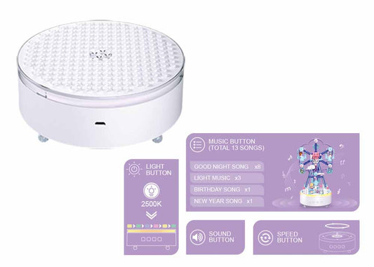 Sluban - Music Box - Happy Star (620 Pcs) - Age +8 | سلوبن - قطع التركيب - صندوق الموسيقى - النجم السعيد (620 قطعة) - العمر +8