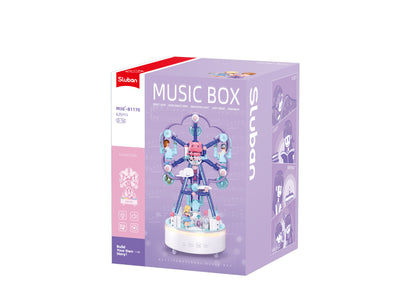 Sluban - Music Box - Happy Star (620 Pcs) - Age +8 | سلوبن - قطع التركيب - صندوق الموسيقى - النجم السعيد (620 قطعة) - العمر +8