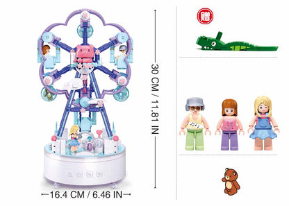 Sluban - Music Box - Happy Star (620 Pcs) - Age +8 | سلوبن - قطع التركيب - صندوق الموسيقى - النجم السعيد (620 قطعة) - العمر +8