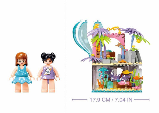 Sluban - Girls Dream - Secret Island (224 Pcs) - Age +6 | سلوبن - قطع التركيب - حلم الفتيات - الجزيرة السرية (224 قطعة) - العمر +6