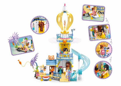 Sluban - Girls Dream - The Highlanders Lighthouse (404Pcs) - Age +7 | سلوبن - قطع التركيب - حلم الفتيات - منارة المرتفعات (404 قطعة) - العمر +7