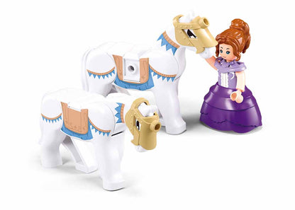 Sluban - Girls Dream - Pumpkin Carriage (320Pcs) - Age +7 | سلوبن - قطع التركيب - حلم الفتيات - عربة اليقطين (320 قطعة) - العمر +7
