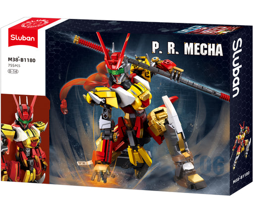 Sluban - P.R.Mecha - Robot 06 (719Pcs) - Age +8 | سلوبن - قطع التركيب - ميكا - روبوت 06 (719 قطعة) - العمر +8