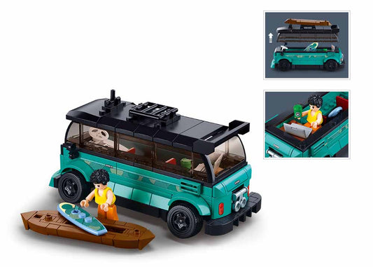 Sluban - Modelbricks - 1/35 Ts-1 Surf Car 276Pcs - Age +8 | سلوبن - قطع التركيب - موديل بيريكس - سيارة - سيرف 1/35 (276 قطعة) - العمر +8