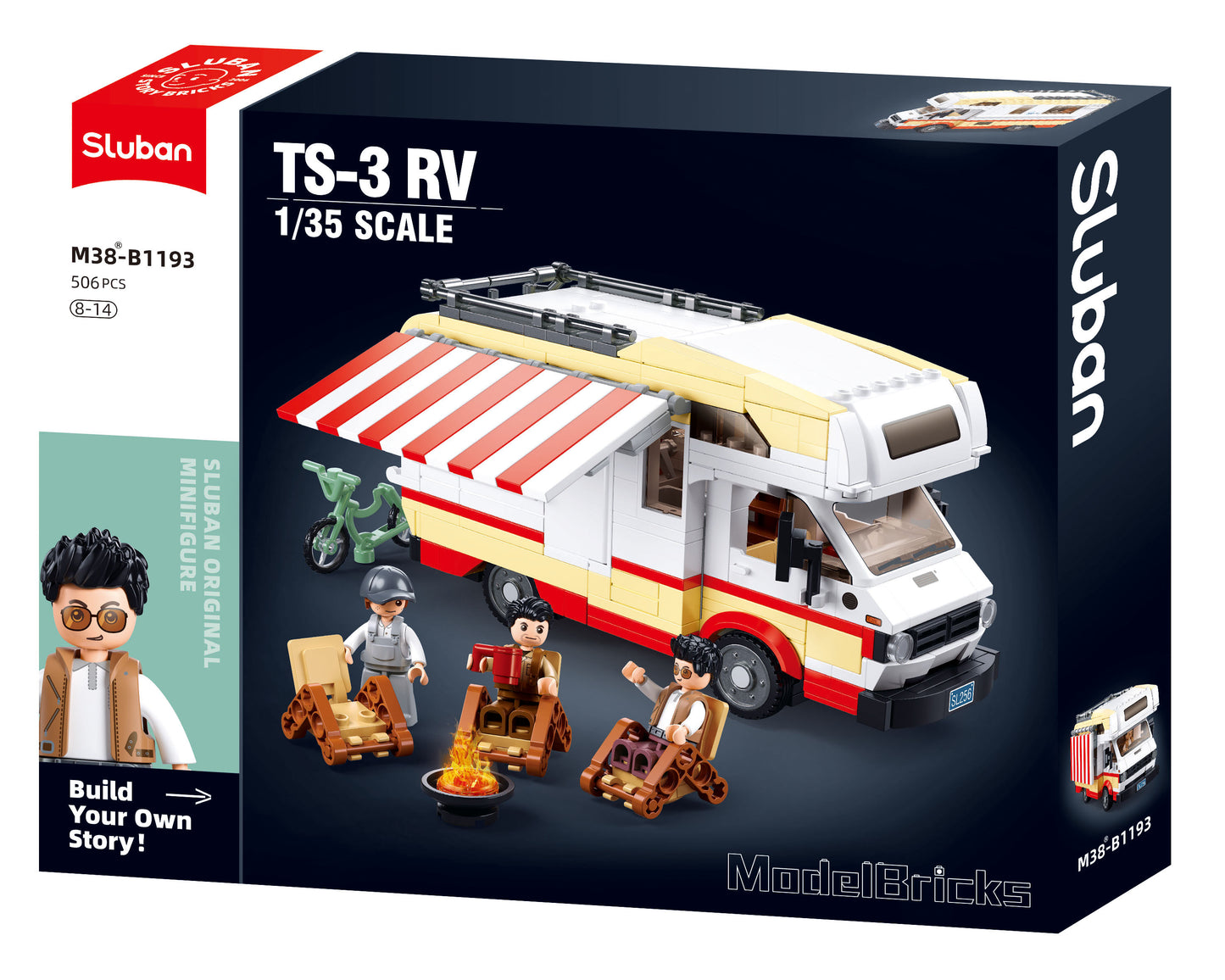ModelBricks- 1/35 TS-3 RV 506pcs