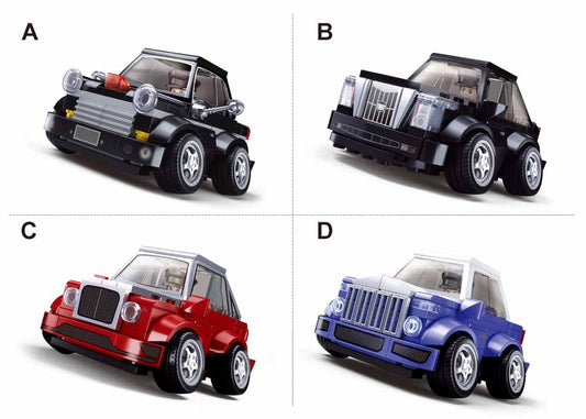 Sluban - Mcar - Hell Of Flush - Regal Car - 4 Types - Age 6+ | سلوبن - قطع التركيب - إضاءة الفلاش - السيارة الملكية - ٤ أنواع - العمر +6