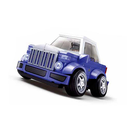 Sluban - Mcar - Hell Of Flush - Regal Car - 4 Types - Age 6+ | سلوبن - قطع التركيب - إضاءة الفلاش - السيارة الملكية - ٤ أنواع - العمر +6