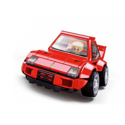 Sluban - Mcar - Hell Of Flush - Classic Car - 4 Types - Age 6+ | سلوبن - قطع التركيب - إضاءة الفلاش - السيارة الخارقة الأسطورية - ٤ أنواع - العمر +6