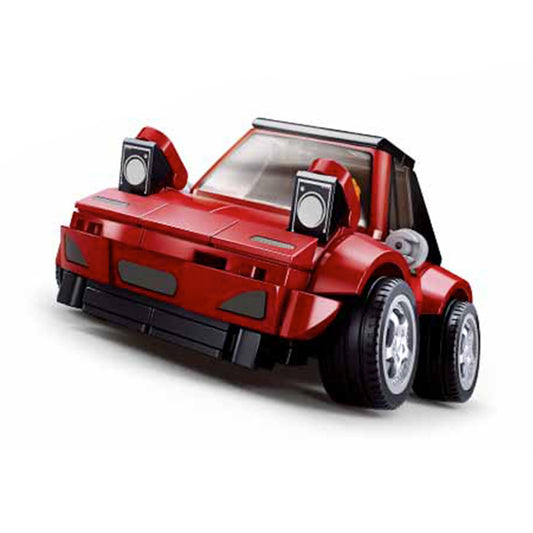 Sluban - Mcar - Hell Of Flush - Legendary Supercar - 4 Types - Age 6+ | سلوبن - قطع التركيب - سيارة MCAR - إضاءة الفلاش - السيارة الكلاسيكية - ٤ أنواع - العمر +6