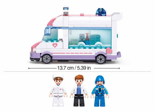 Sluban - Metropolis - Doctor Rescue - Age 6+ | سلوبن - قطع التركيب - مدينة كبرى - طبيب الإنقاذ - العمر +6