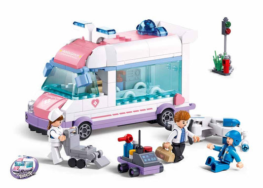 Sluban - Metropolis - Doctor Rescue - Age 6+ | سلوبن - قطع التركيب - مدينة كبرى - طبيب الإنقاذ - العمر +6