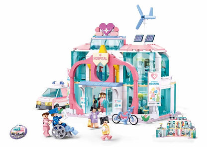 Sluban - Metropolis - Dream City Hospital - Age 6+ | سلوبن - قطع التركيب - مدينة كبرى - مستشفى مدينة الأحلام - العمر +6