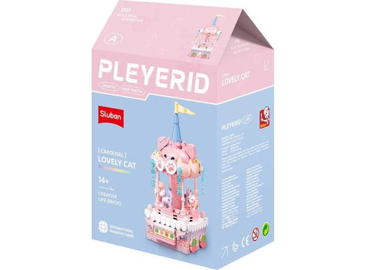 PLEYERID-Hand-cranked merry-go-round 3 types (6 boxes in 1 display box)