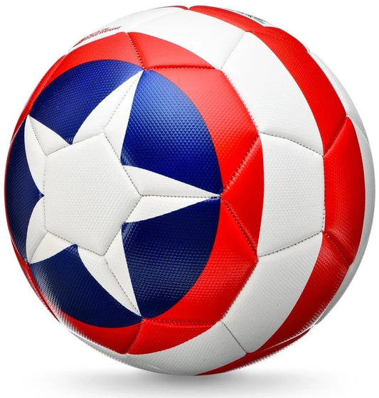 MARVEL CAPTAIN AMERICA STRIPES FOOTBALL كرة قدم مارفل كابتن أمريكا