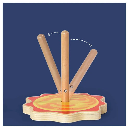 Mideer - Stacking Toy - Planets - Age: 1+ | ميدير - لعبة تراص الحلقات - الكواكب - العمر: 1+