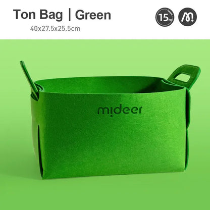 Mideer - Toy Storage Bag - Green - Age: 3+ | ميدير - حقيبة تخزين الألعاب - أخضر - العمر: 3+