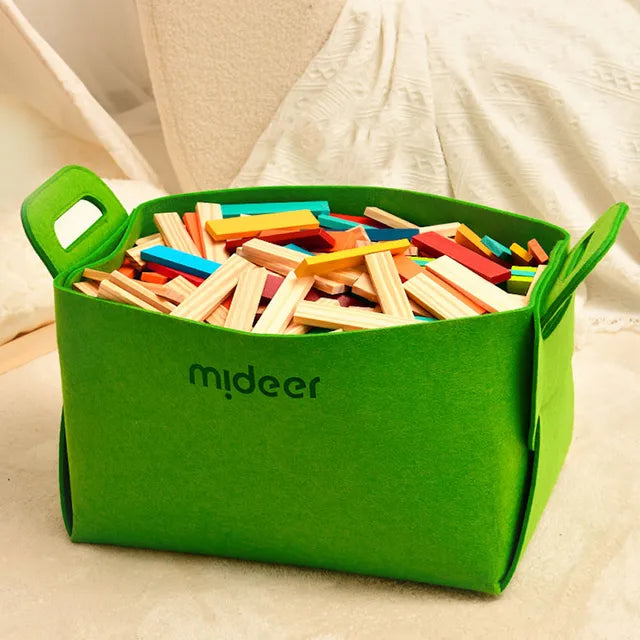 Mideer - Toy Storage Bag - Green - Age: 3+ | ميدير - حقيبة تخزين الألعاب - أخضر - العمر: 3+