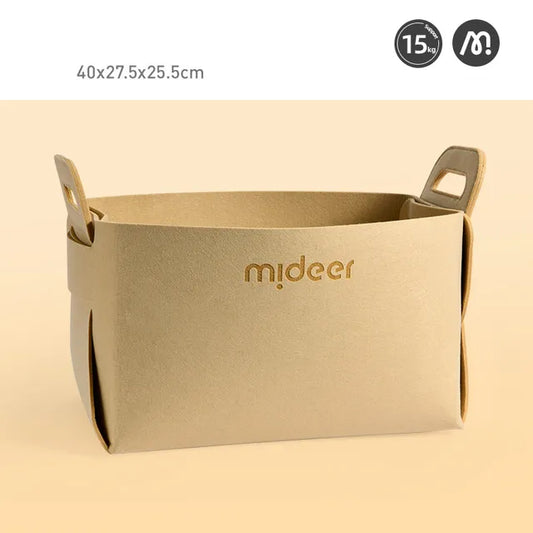 Mideer - Toy Storage Bag - Beige - Age 3+ | ميدير - حقيبة تخزين الألعاب - بيج - العمر: 3+