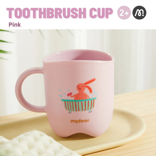 Mideer - Kids Toothbrush Cup - Taro Purple - Age 2+ | ميدير - كوب فرشاة أسنان للأطفال - بنفسجي تارو - العمر 3+