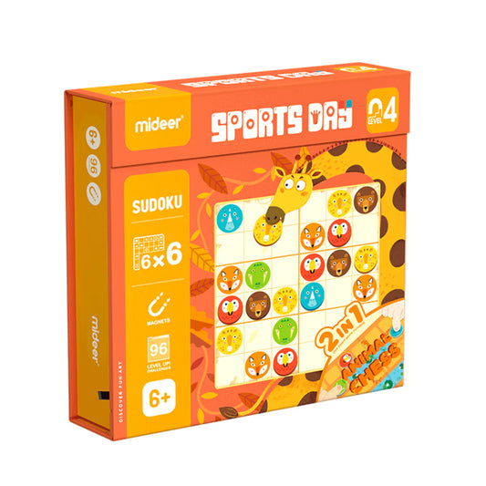 Mideer - Sudoku - Sports Day – Age 6+ | ميدير - سودوكو - اليوم الرياضي – العمر 6+