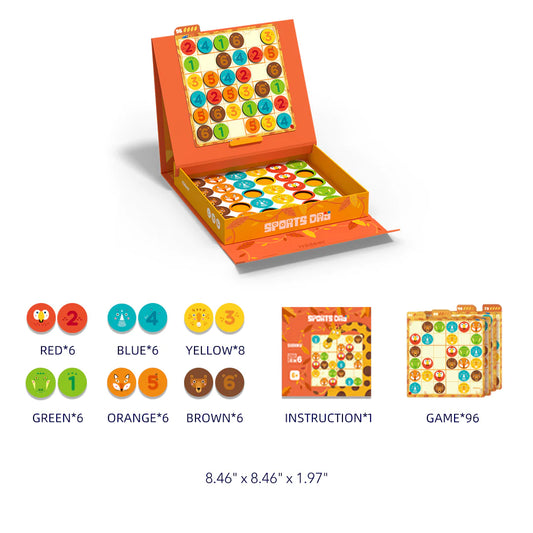 Mideer - Sudoku - Sports Day – Age 6+ | ميدير - سودوكو - اليوم الرياضي – العمر 6+