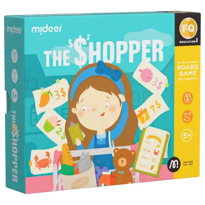 Mideer - Board Game - The Shopper - Age 5+ | ميدير - لعبة لوحية - المتسوق - العمر 5+