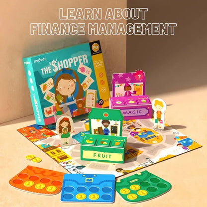 Mideer - Board Game - The Shopper - Age 5+ | ميدير - لعبة لوحية - المتسوق - العمر 5+