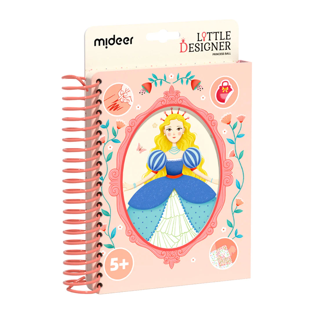 Mideer - Little Designer - Princess Ball – Age: 5+ | ميدير - المصممة الصغيرة - حفلة الأميرة – العمر 5+
