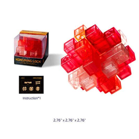 Mideer - Neon Space Kongming Lock - Jing Lock - Age +3 | ميدير - قفل الفضاء النيون كونغمينغ - قفل جينغ - العمر +3