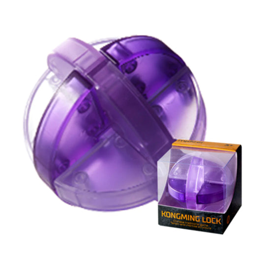 Mideer - Neon Space Kongming Lock - Lu-Ban Ball - Age +3 | ميدير - قفل الفضاء النيون كونغمينغ - كرة لو-بان - العمر +3
