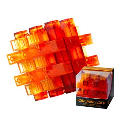 Mideer - Neon Space Kongming Lock - Hexagonal Gem - Age +3 | ميدير - قفل الفضاء النيون كونغمينغ - الجوهرة السداسية - العمر +3