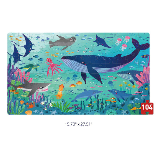 Mideer - Wonderful Ocean Puzzle - age +3 | ميدير - لعبة التركيب - المحيط الرائع - العمر +3