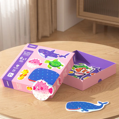Mideer - My first puzzle - dinosaur - Age 2+ | ميدير - لعبتي التركيب الأولى - بازل الديناصور - العمر 2+