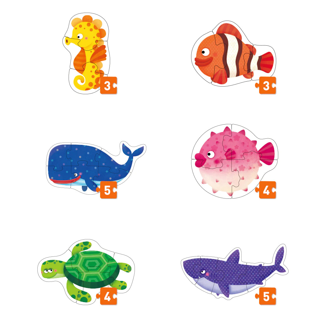 Mideer - My first puzzle - dinosaur - Age 2+ | ميدير - لعبتي التركيب الأولى - بازل الديناصور - العمر 2+