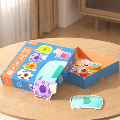 Mideer - My first puzzle - dinosaur - Age 2+ | ميدير - لعبتي التركيب الأولى - بازل الديناصور - العمر 2+