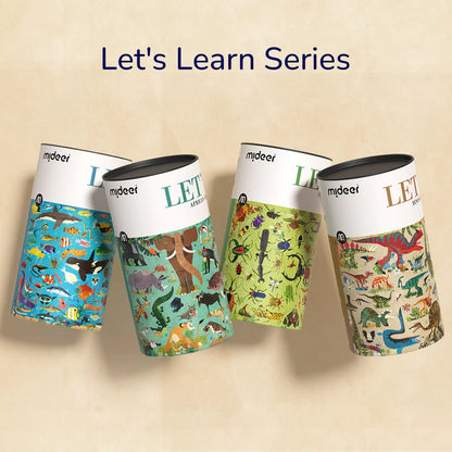 Mideer - Let's Learn! - Ocean Trip puzzle - 126 pieces - Age 4+ | ميدير - لعبة تركيب البازل هيا لنتعلم - رحلة المحيط - 126 قطعة - العمر 4+