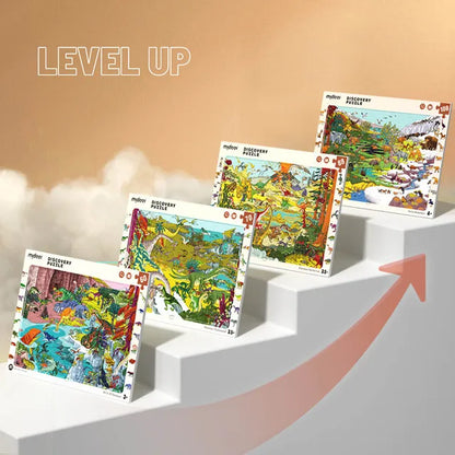 Mideer - Discovery Puzzle Big World Small World - Asian - 88P - Age 3.5+ | ميدير - بازل الاكتشاف - العالم الكبير و والعالم الصغير - الآسيوي - 88 قطعة - العمر 3.5+