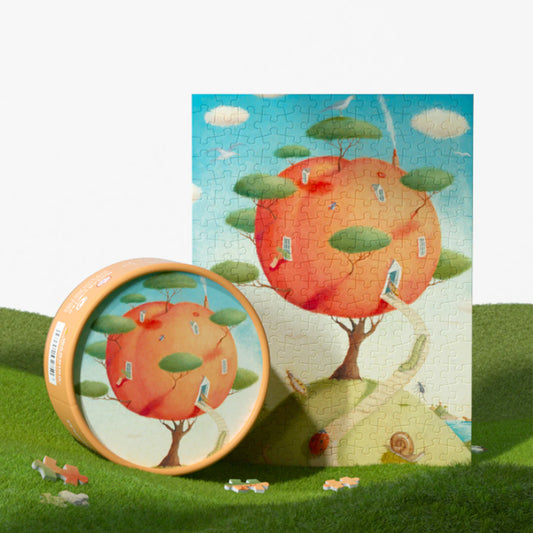 Mideer - Pocket Series Puzzle - Peach is Paradise - 216 pieces - age 8+ | ميدير - لعبة تركيب البازل - المشمش العجيب - 216 قطعة - العمر 8+