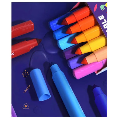 Mideer - Washable Markers - 36 Colors - Age 3+ | ميدير - قلم ماركر قابل للغسل - 36 لون - العمر 3+
