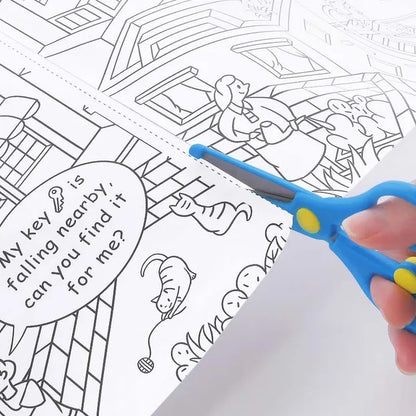 Mideer - Giant Coloring roll - jungle - Age 3+ | ميدير - رول تلوين حجم كبير - الغابة - العمر 3+